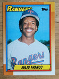 1990 Topps #550 Julio Franco