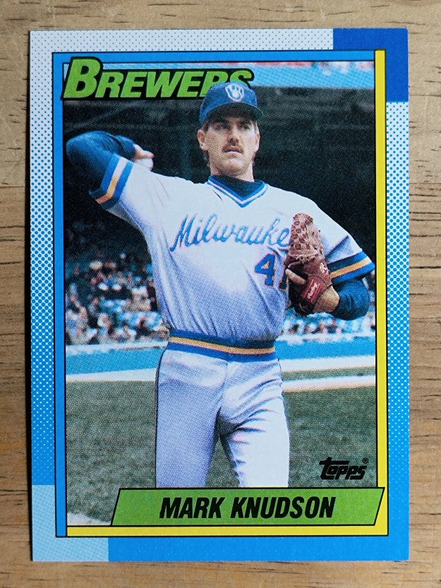 1990 Topps #566 Mark Knudson