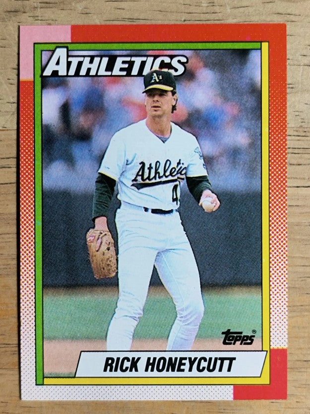 1990 Topps #582 Rick Honeycutt