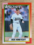 1990 Topps #582 Rick Honeycutt