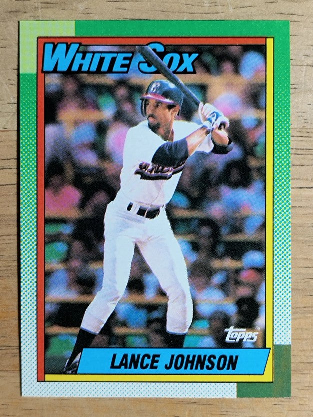 1990 Topps #587 Lance Johnson