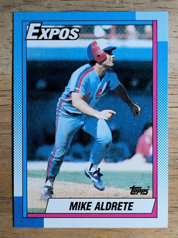 1990 Topps #589 Mike Aldrete