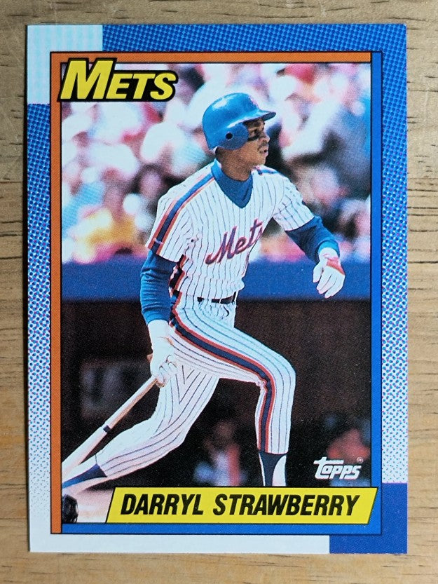 1990 Topps #600 Darryl Strawberry