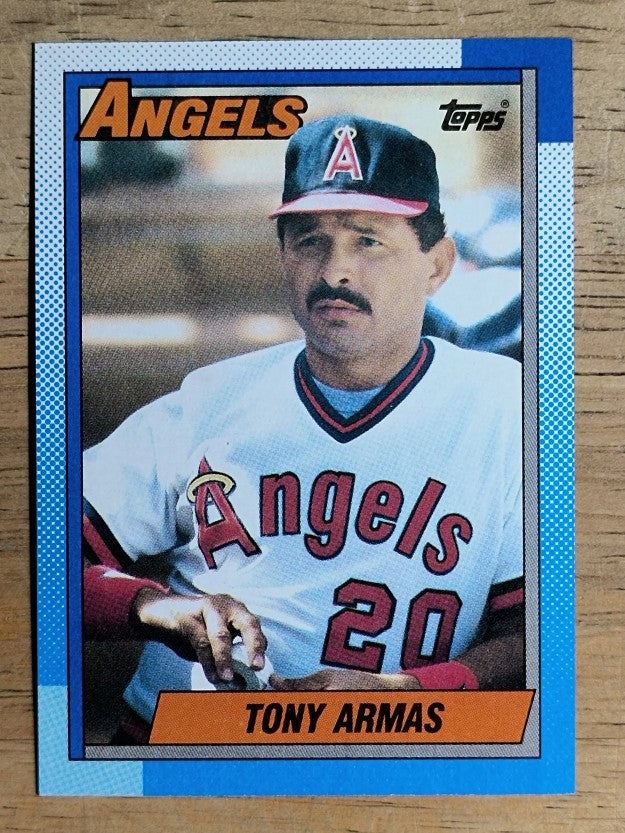1990 Topps #603 Tony Armas