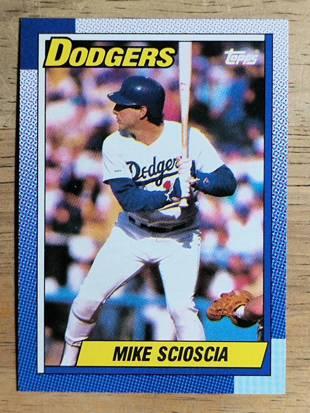 1990 Topps #605 Mike Scioscia