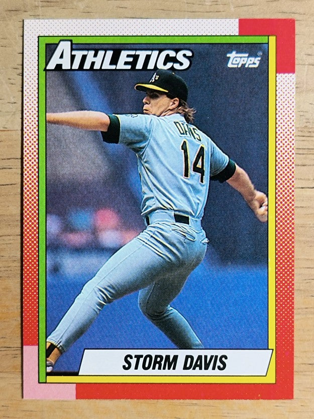 1990 Topps #606 Storm Davis