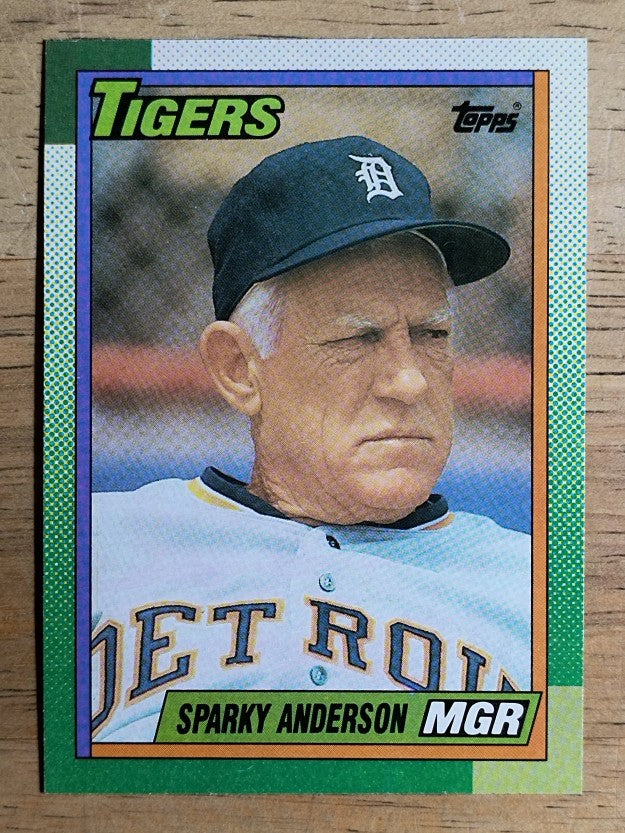 1990 Topps #609 Sparky Anderson MG