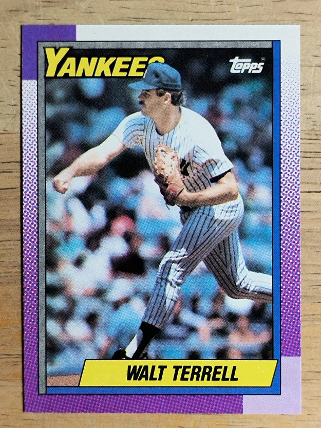 1990 Topps #611 Walt Terrell