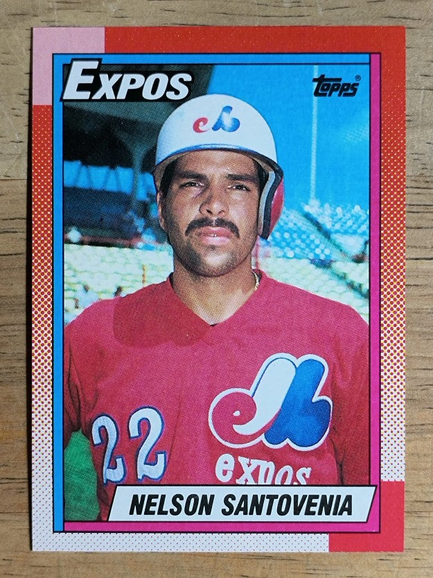 1990 Topps #614 Nelson Santovenia