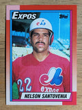 1990 Topps #614 Nelson Santovenia