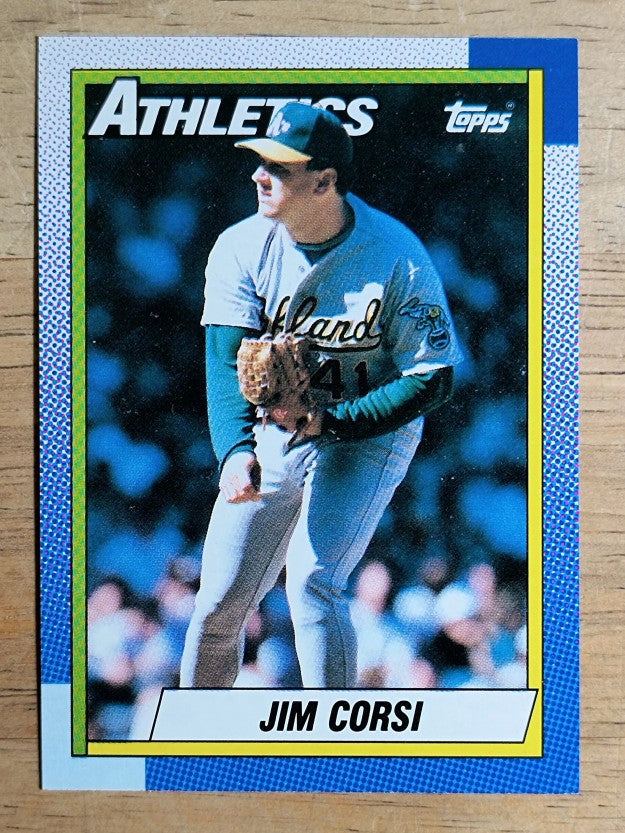 1990 Topps #623 Jim Corsi