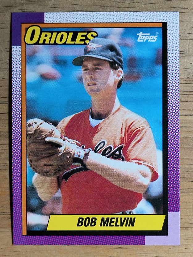 1990 Topps #626 Bob Melvin