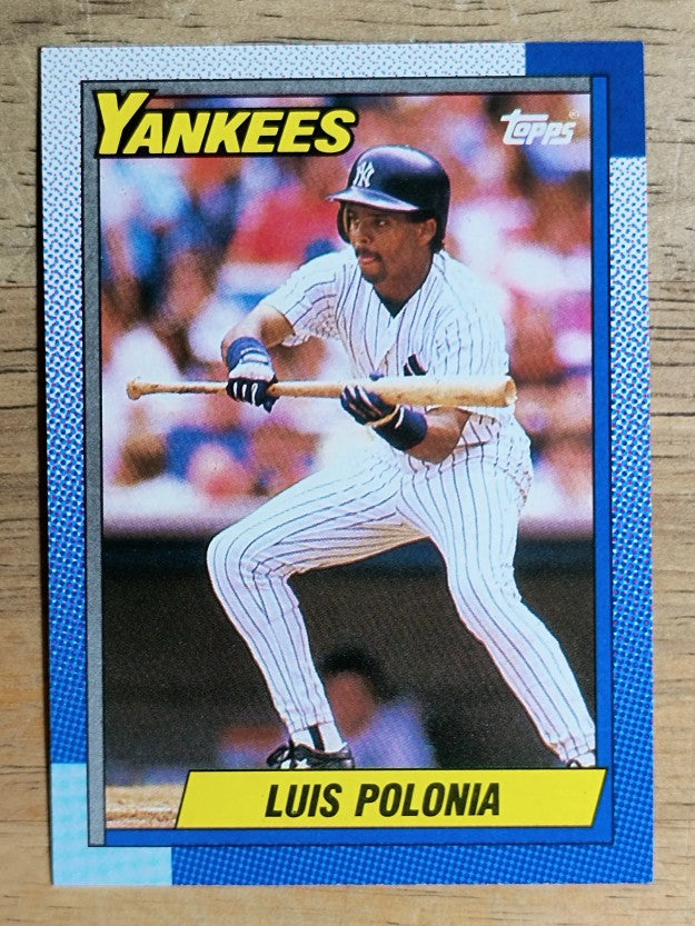 1990 Topps #634 Luis Polonia