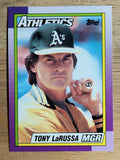 1990 Topps #639 Tony LaRussa MG