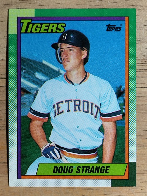 1990 Topps #641 Doug Strange RC