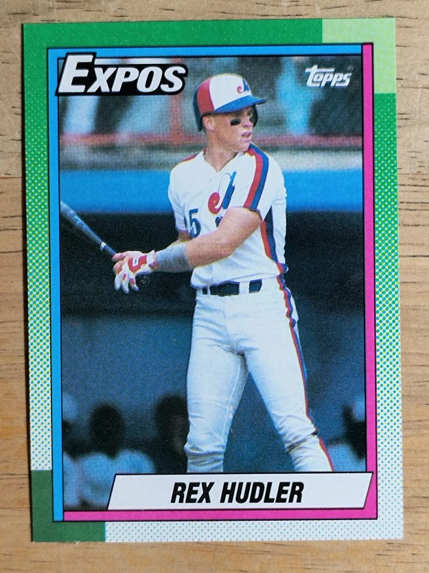 1990 Topps #647 Rex Hudler