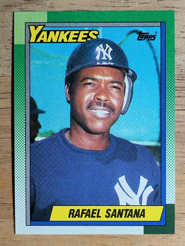 1990 Topps #651 Rafael Santana