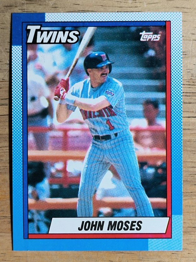 1990 Topps #653 John Moses