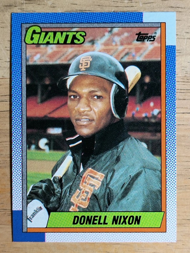 1990 Topps #658 Donell Nixon