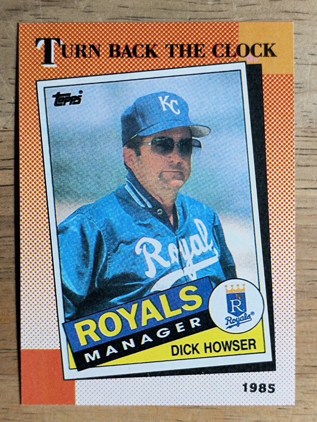 1990 Topps #661 Dick Howser TBC'85