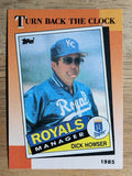 1990 Topps #661 Dick Howser TBC'85
