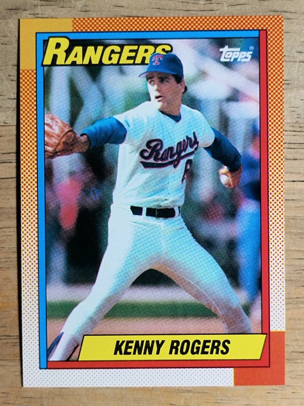 1990 Topps #683 Kenny Rogers