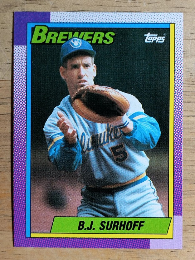 1990 Topps #696 B.J. Surhoff
