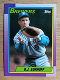 1990 Topps #696 B.J. Surhoff