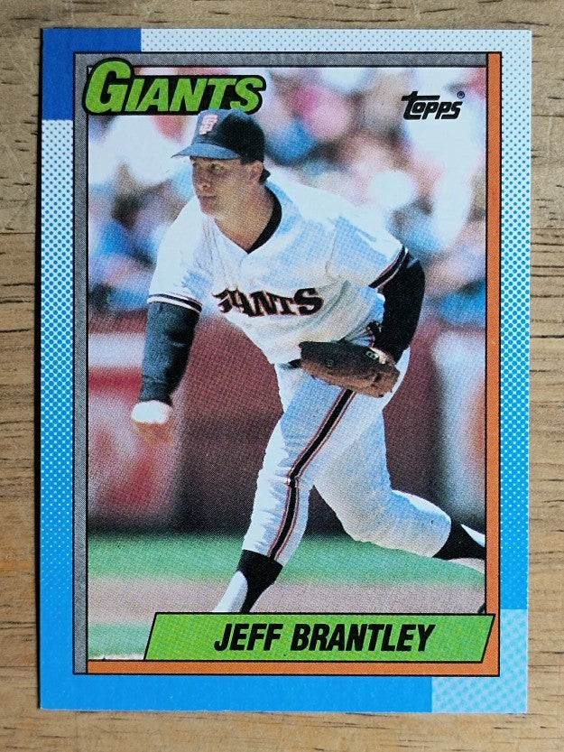 1990 Topps #703 Jeff Brantley