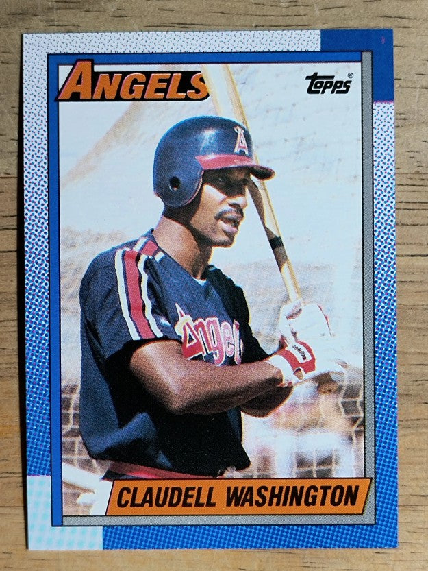 1990 Topps #705 Claudell Washington