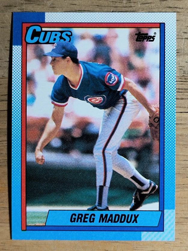 1990 Topps #715 Greg Maddux