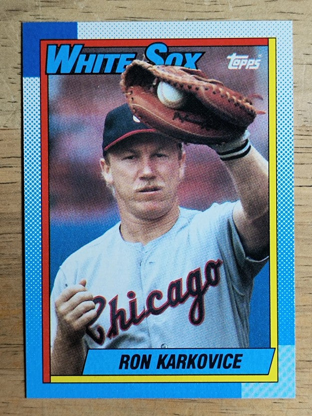 1990 Topps #717 Ron Karkovice