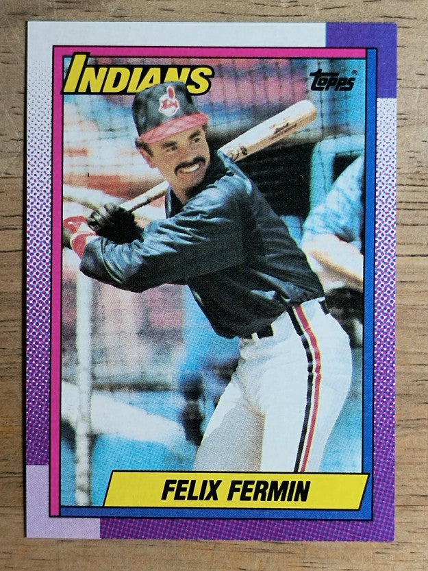 1990 Topps #722 Felix Fermin