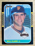 1987 Donruss #66 Will Clark RC