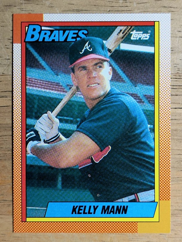 1990 Topps #744 Kelly Mann RC