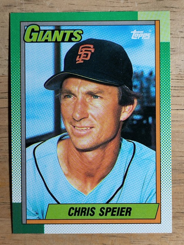 1990 Topps #753 Chris Speier