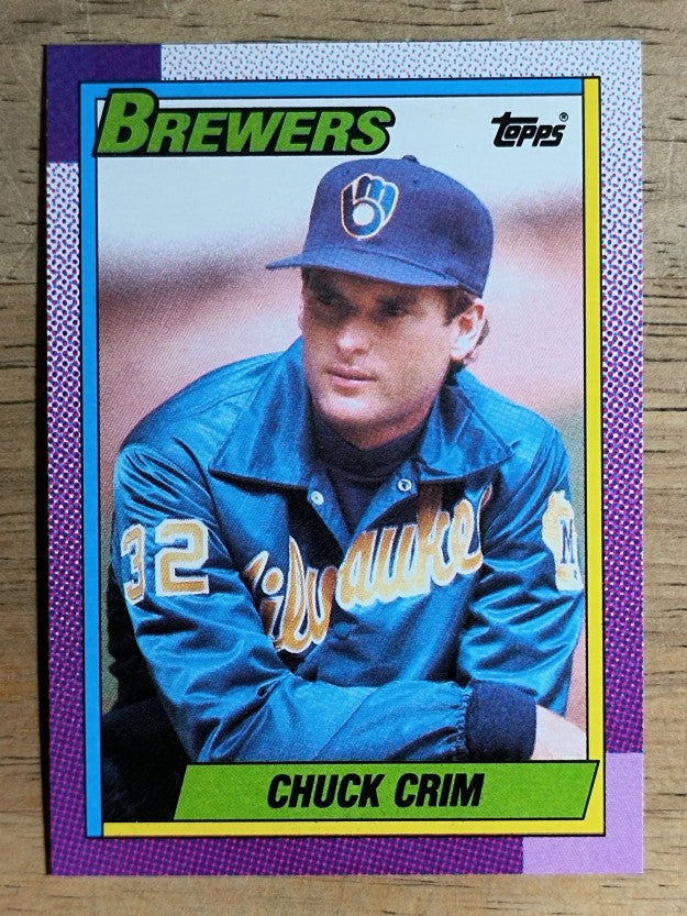1990 Topps #768 Chuck Crim