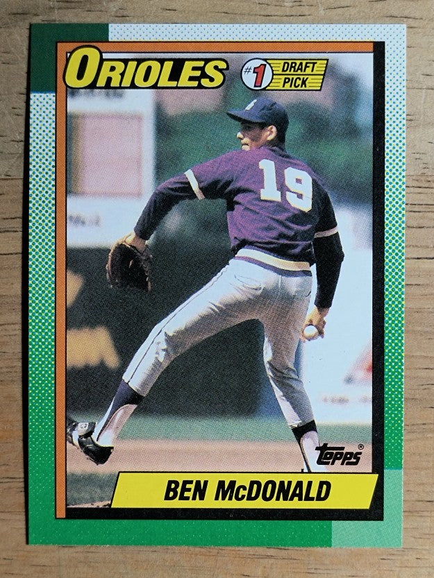 1990 Topps #774 Ben McDonald RC