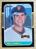 1987 Donruss #66 Will Clark RC