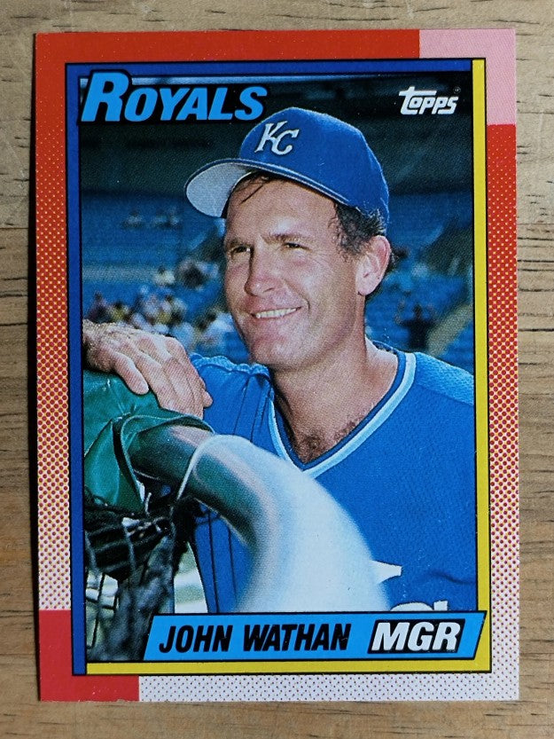 1990 Topps #789 John Wathan MG