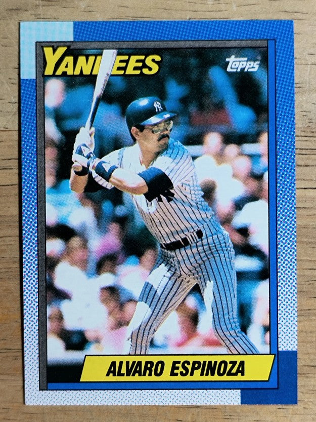 1990 Topps #791 Alvaro Espinoza
