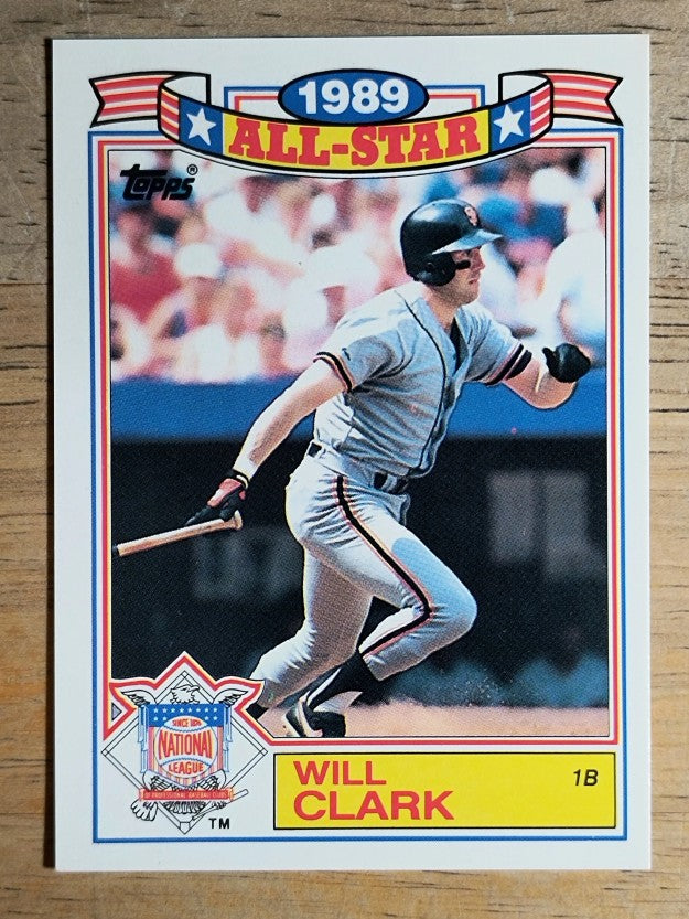 1990 Topps Glossy All-Stars #2 Will Clark