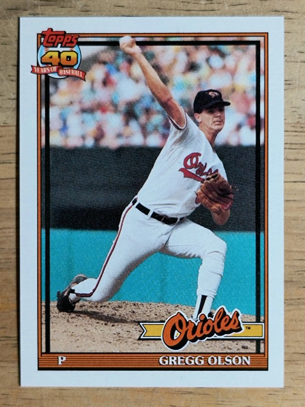 1991 Topps #10 Gregg Olson