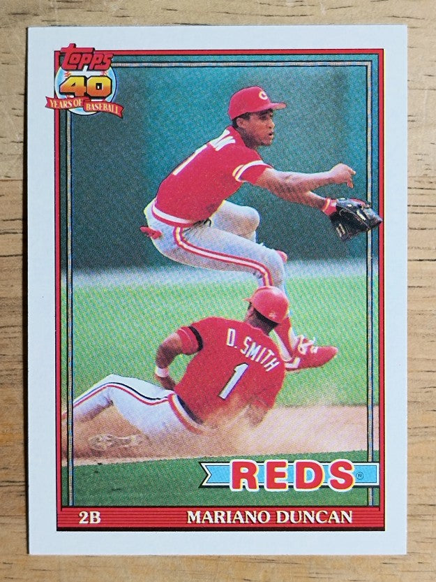 1991 Topps #13 Mariano Duncan