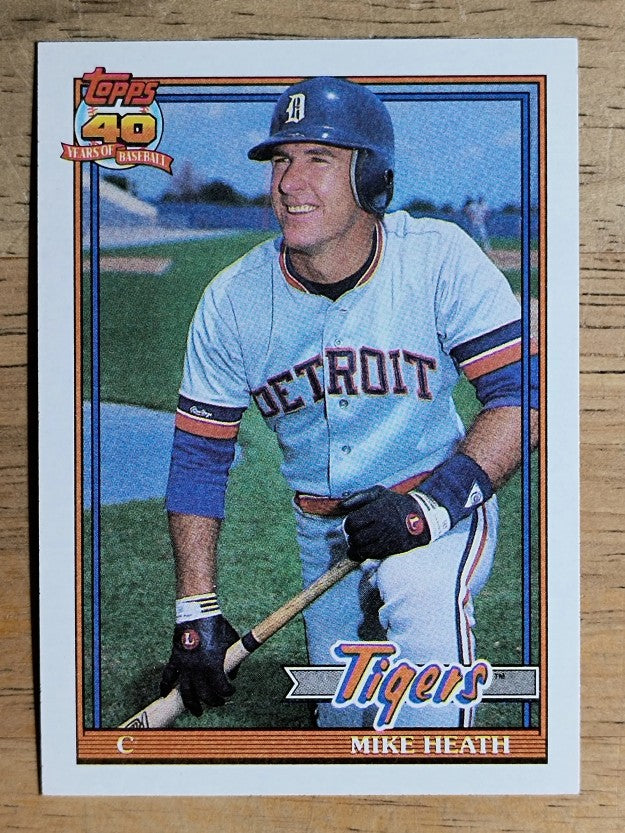 1991 Topps #16 Mike Heath