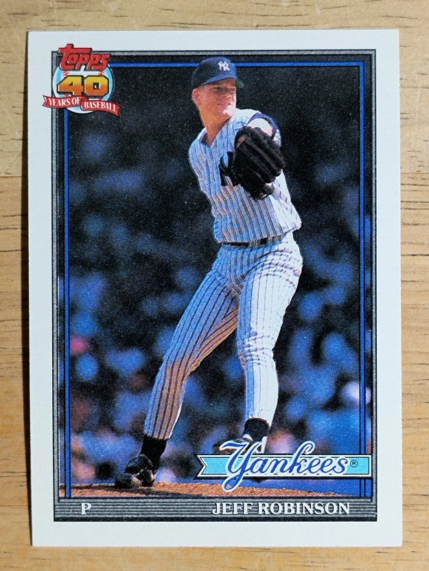 1991 Topps #19 Jeff D. Robinson