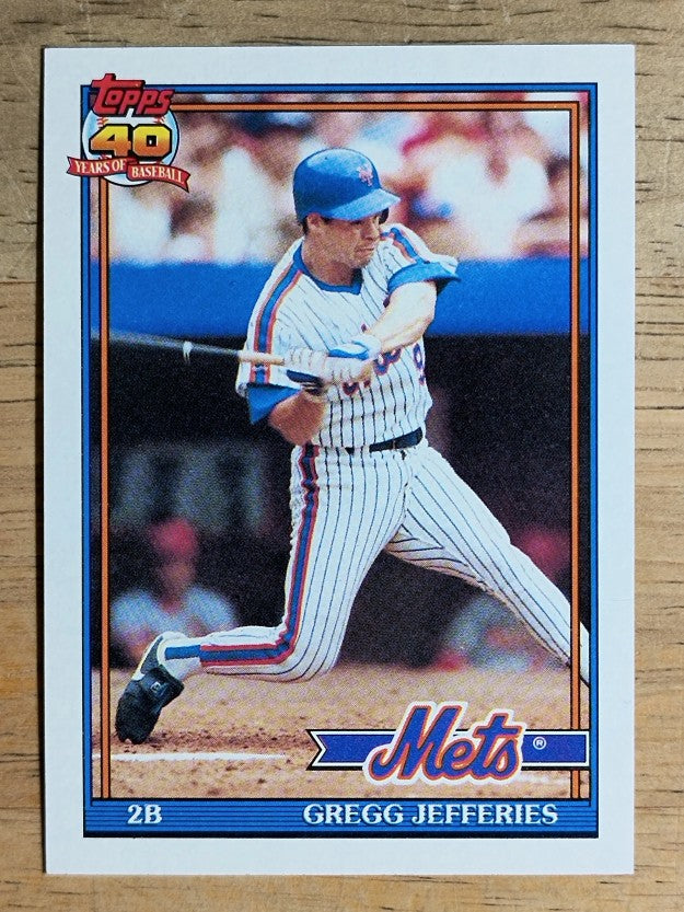 1991 Topps #30 Gregg Jefferies