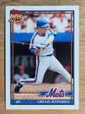 1991 Topps #30 Gregg Jefferies