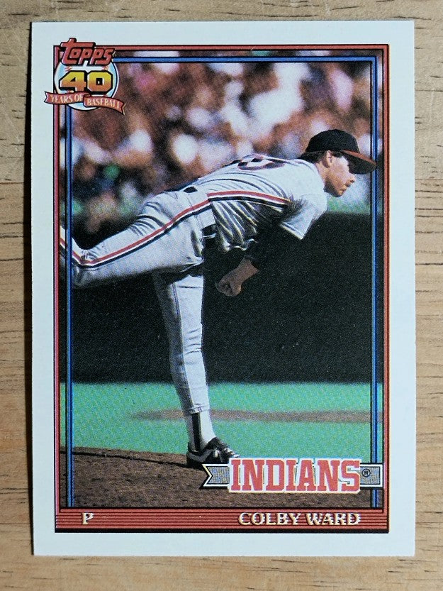 1991 Topps #31 Colby Ward RC