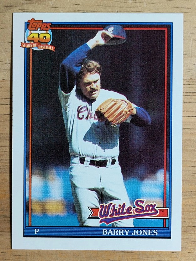 1991 Topps #33 Barry Jones